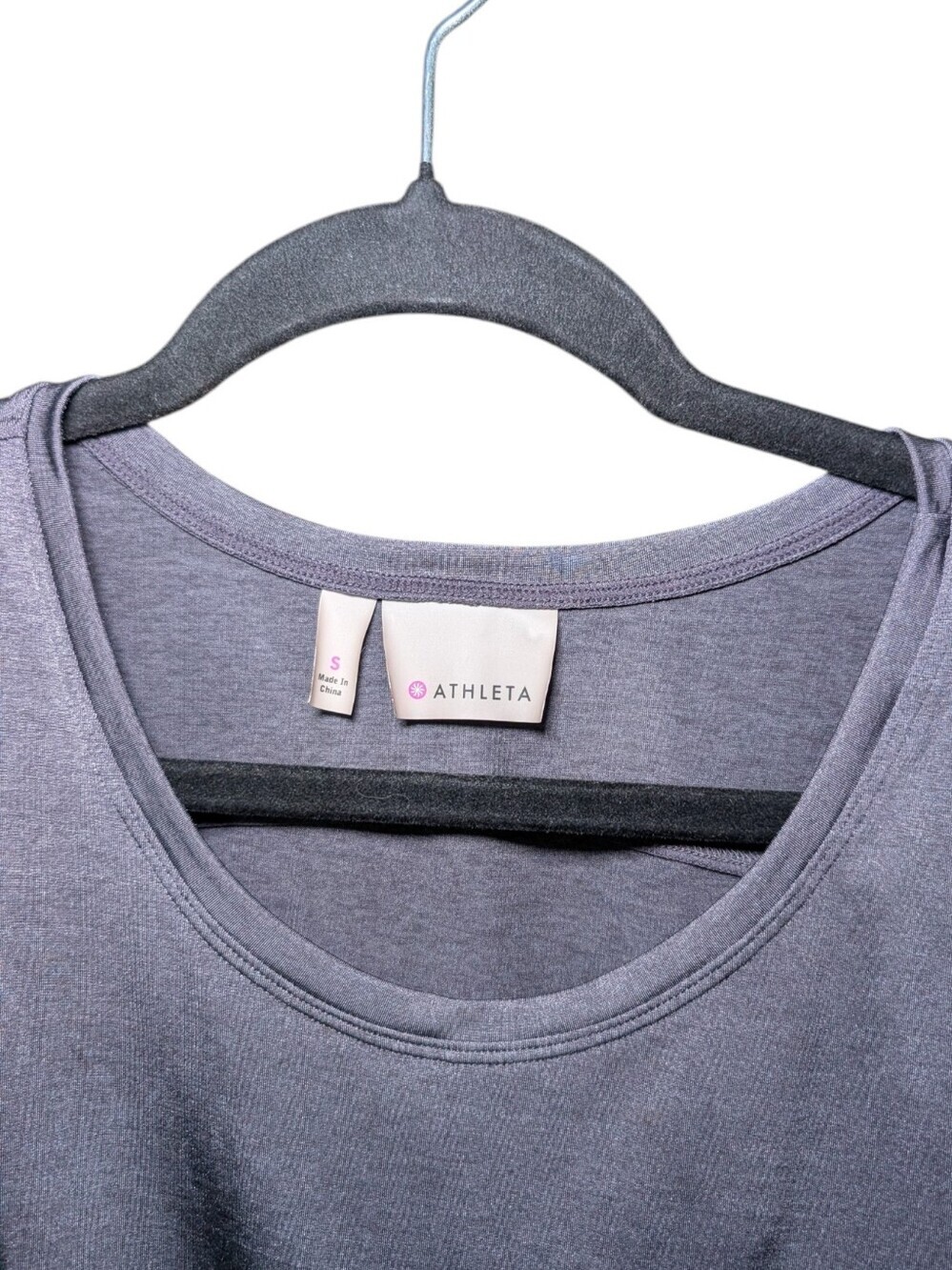Athleta Heather Slate Side-Ruch Tank - Picture 3 of 6